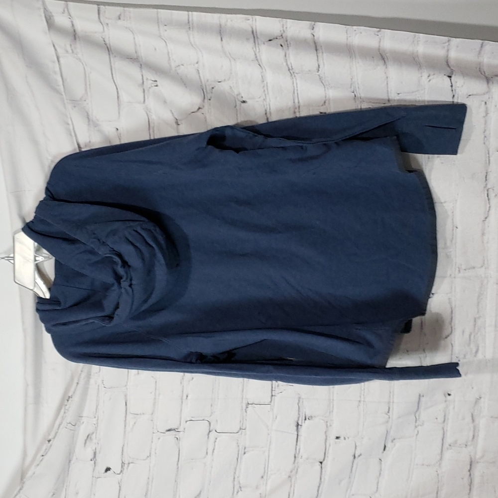 ATHLETA Sentry Heather Blue Hoodie Pullover - Picture 5 of 5